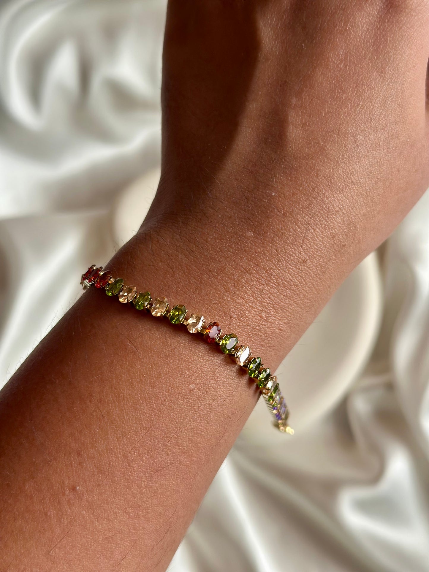 Luxe Tennis Bracelet - Multicolour