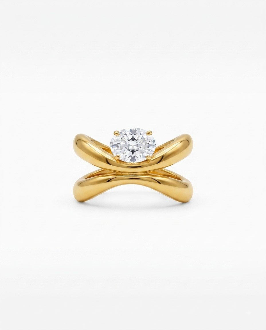 Nora Statement Ring - Adjustable