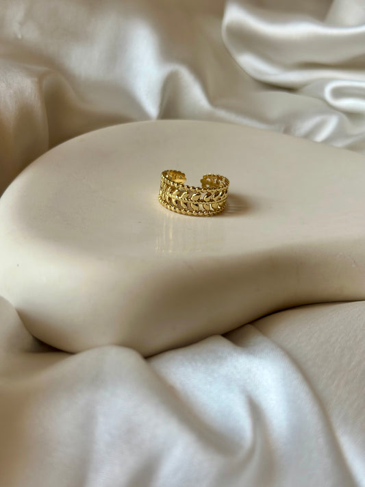 Adjustable Leaf Ring