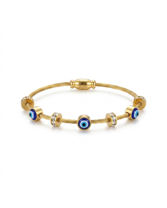 Evil Eye Bracelet - Gold