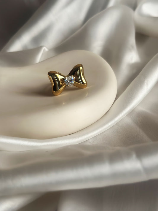 Bow Statement Ring - Adjustable