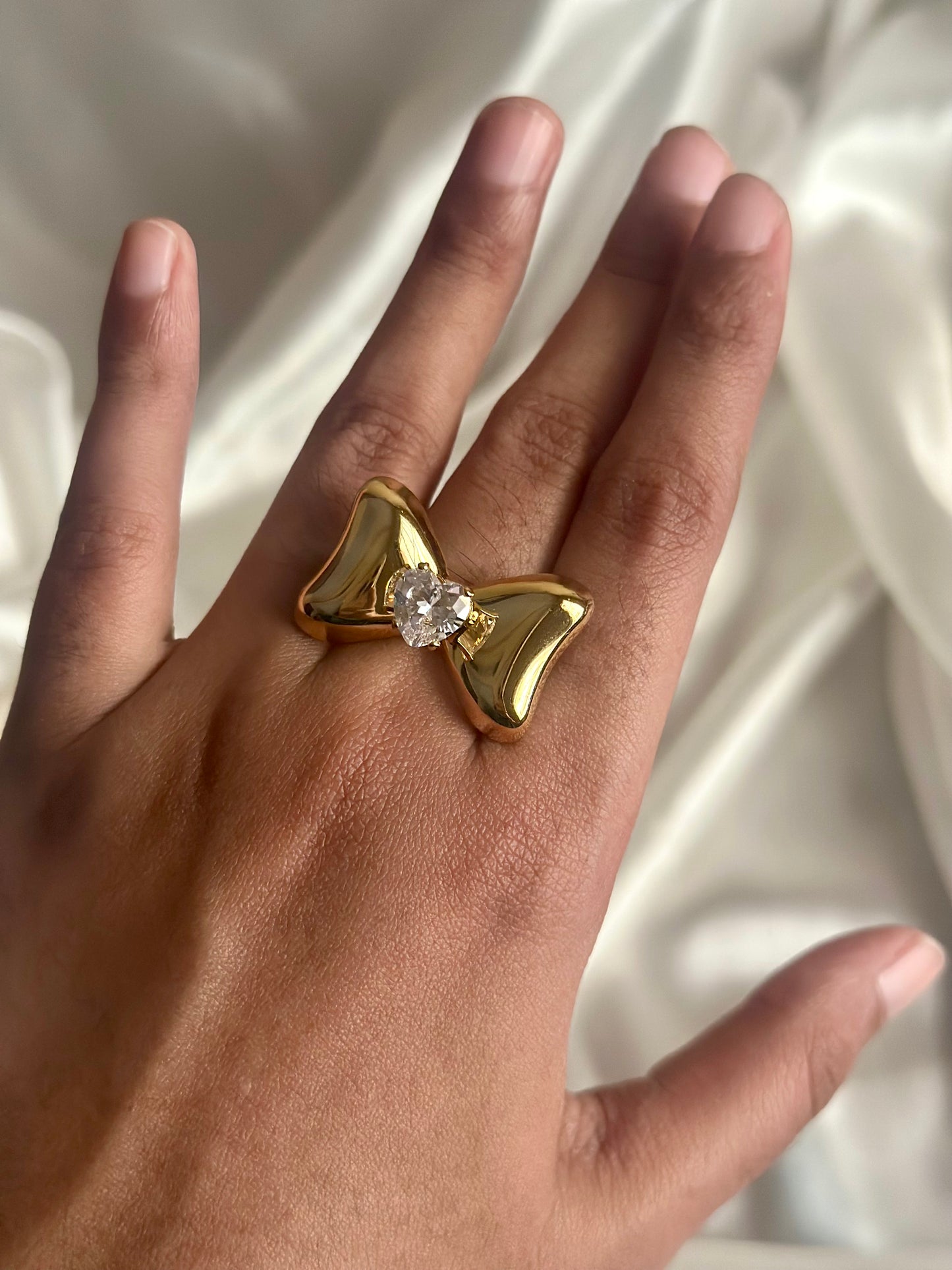 Bow Statement Ring - Adjustable
