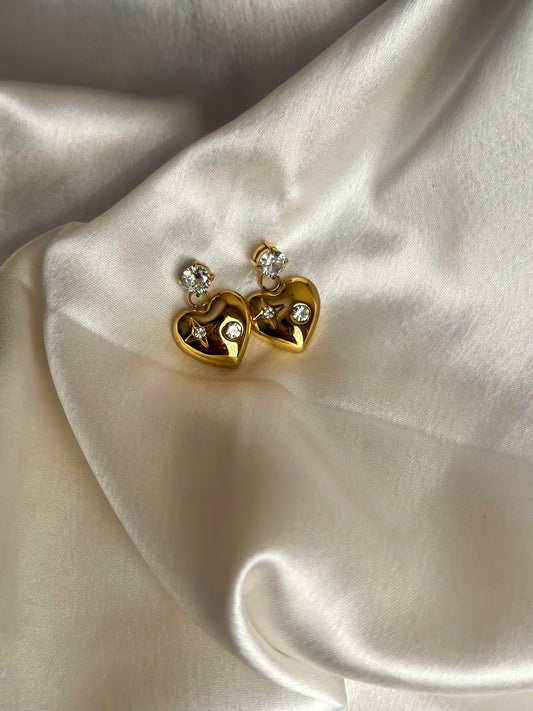 Luxe Heart Earrings