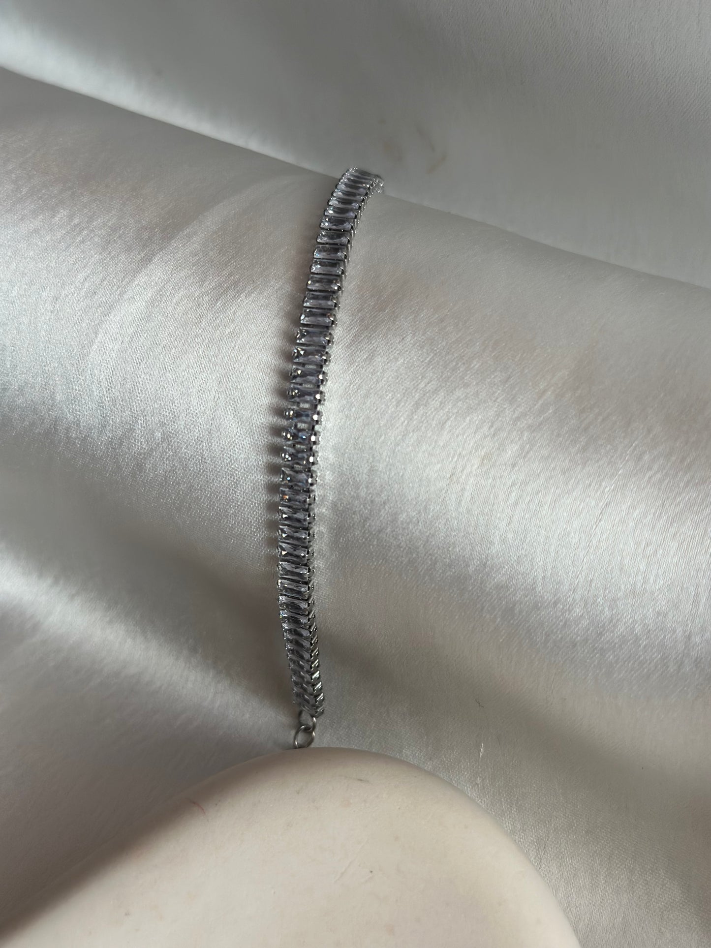 Tennis Bracelet - Silver - Unisex