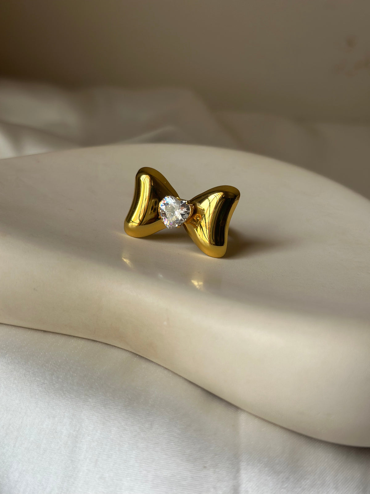 Bow Statement Ring - Adjustable