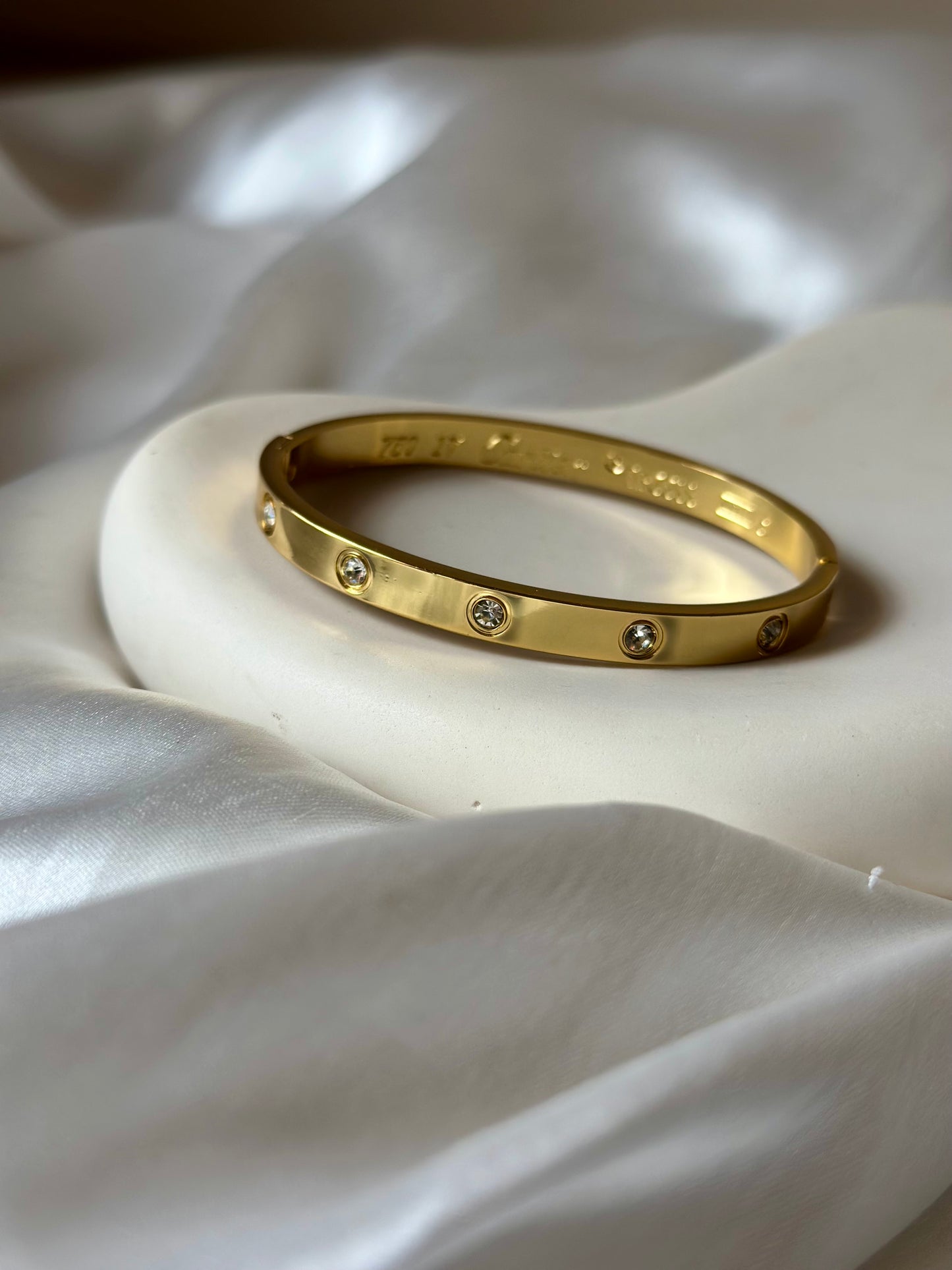 Studded Stone Cuff