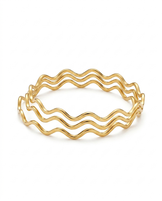 Luxe Zig Zag Bangles