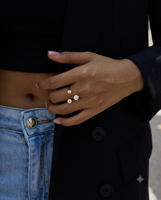 Celeste Statement Ring (Adjustable)