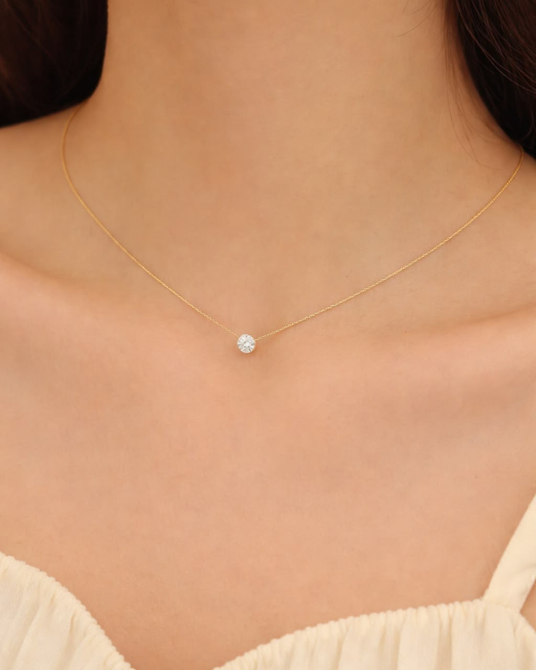 Solitaire Diamond Necklace