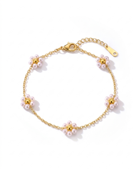 Daisy Flower Bracelet