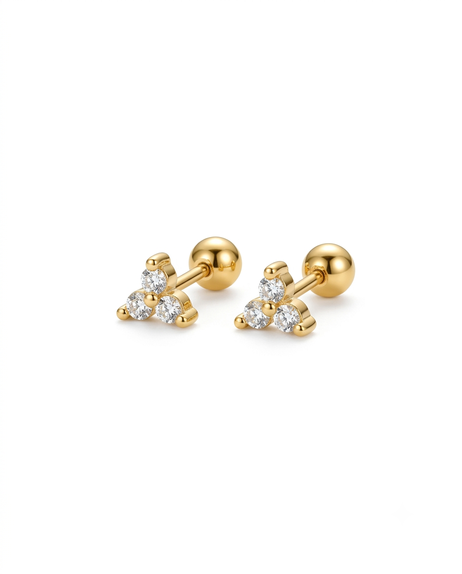 Clover tiny stud