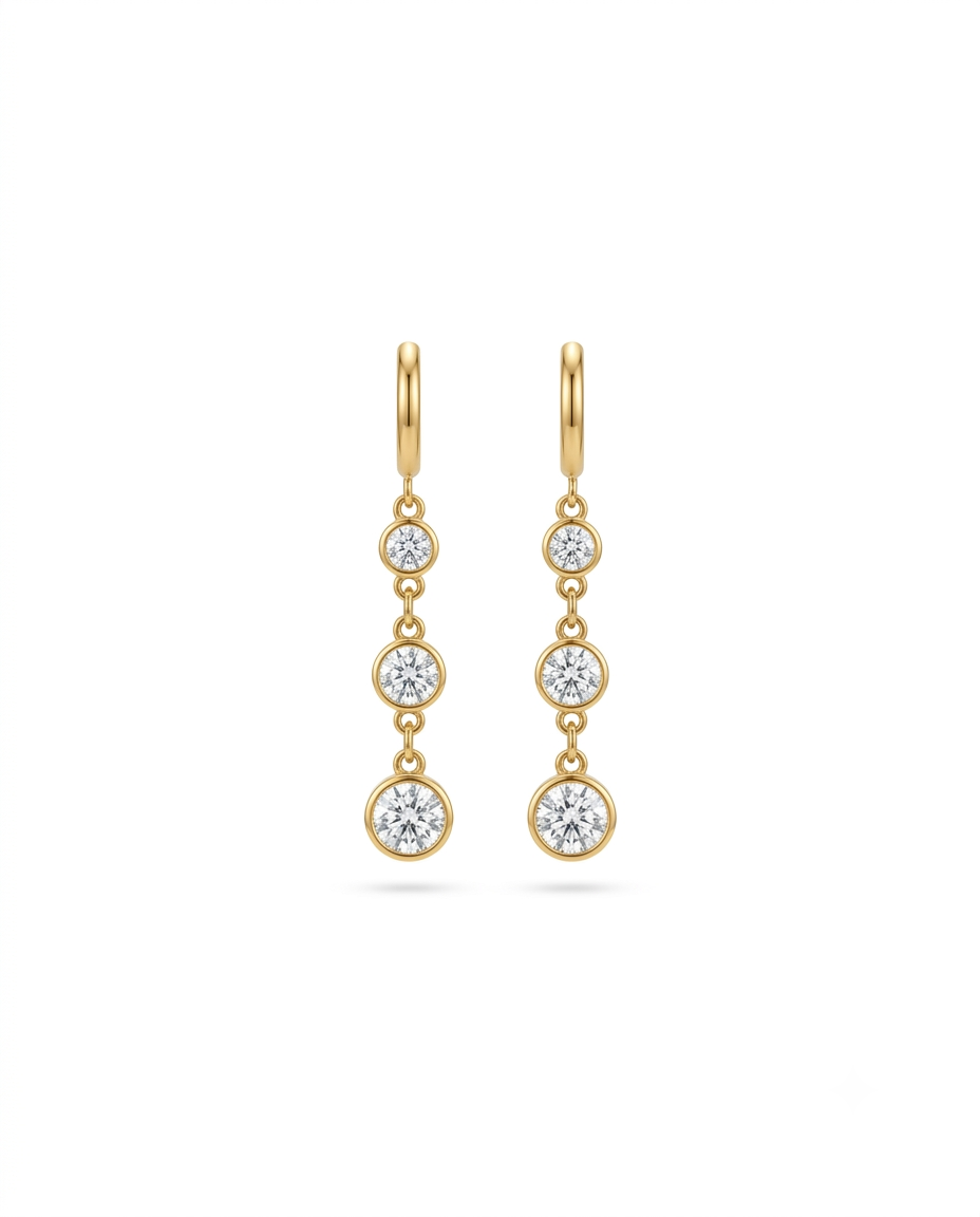 Kiara Dangling Hoops