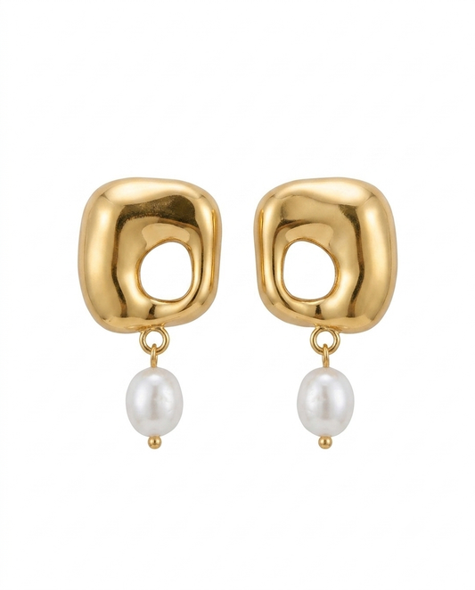 Luxe Pearl Danglers