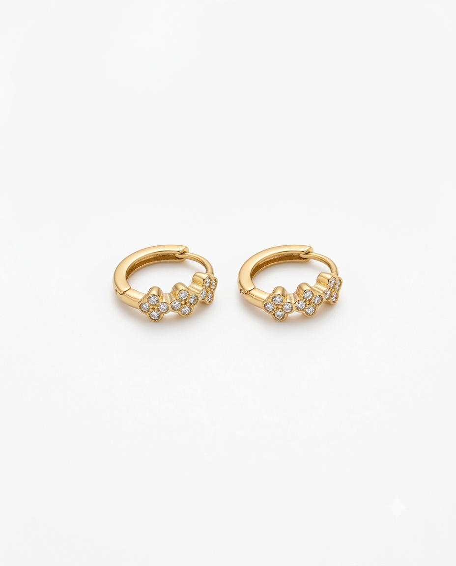 Tiny Clover Hoop