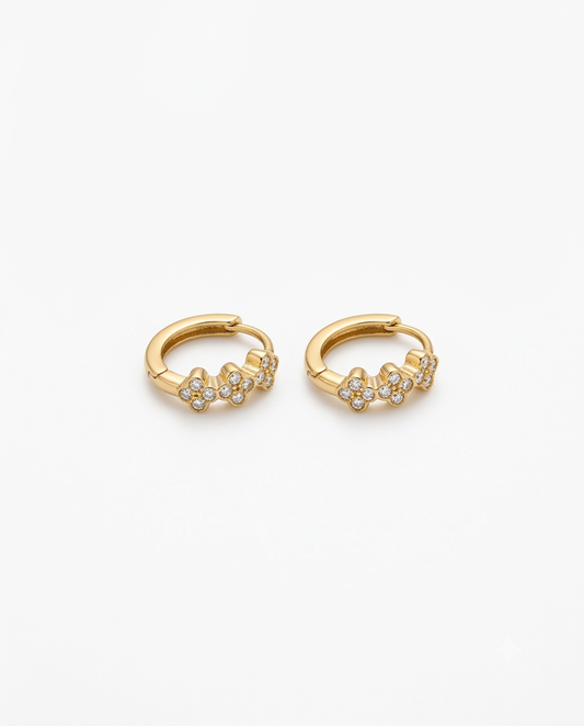 Tiny Clover Hoop